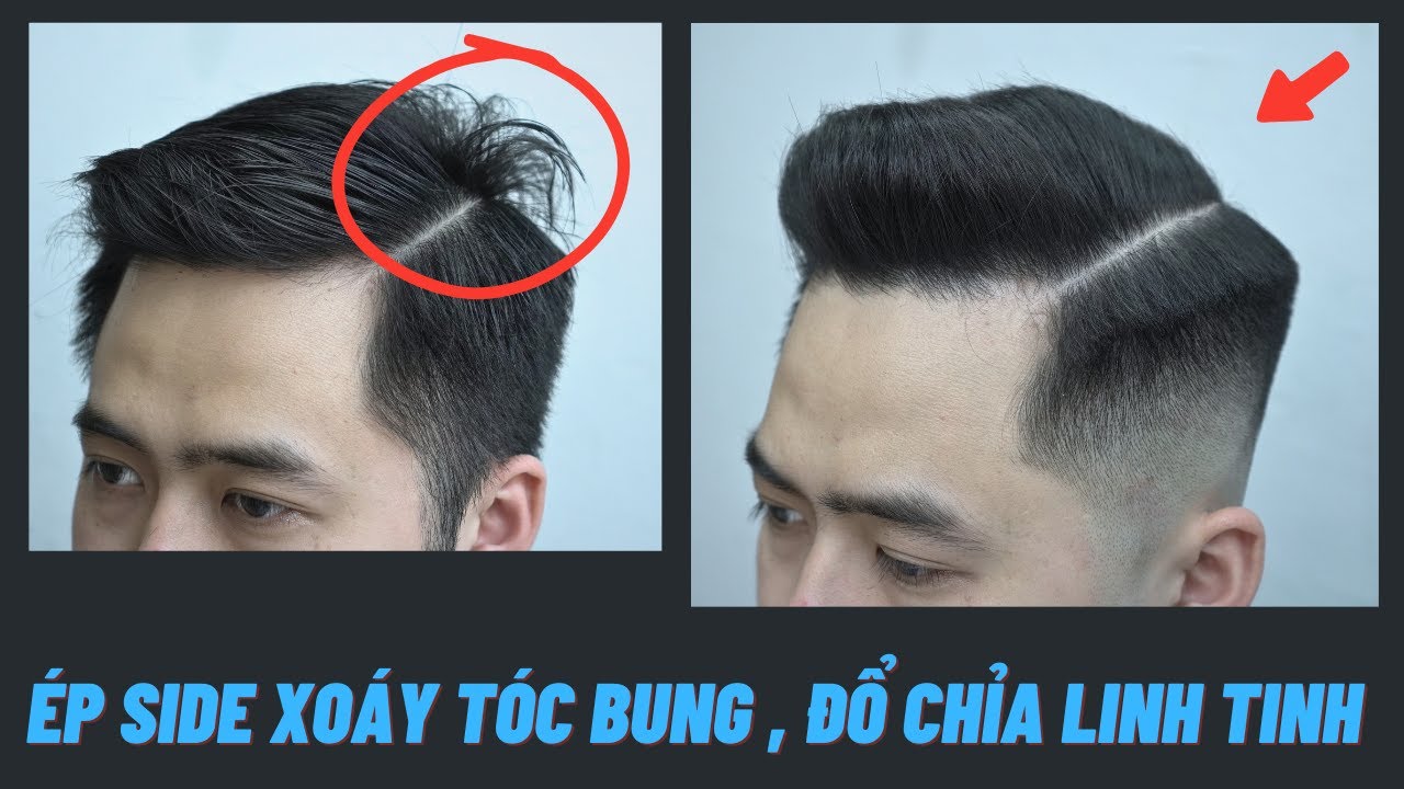 ÉP XOÁY TÓC BUNG /CHỈA /MỌC LUNG TUNG KIỂU TÓC UNDERCUT - Hung BarberSharing