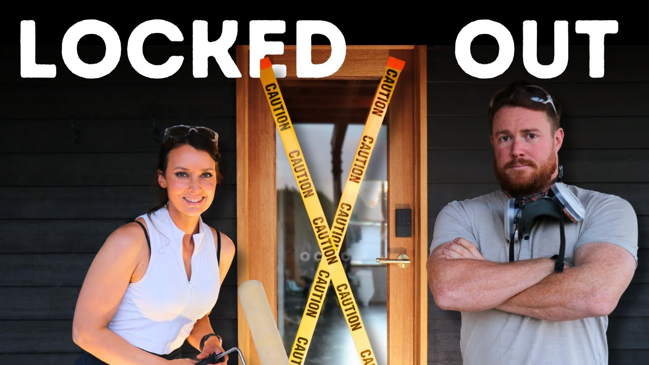 We Are Locked Out Of Our Home | Polishing Concrete Floors & Living Outside