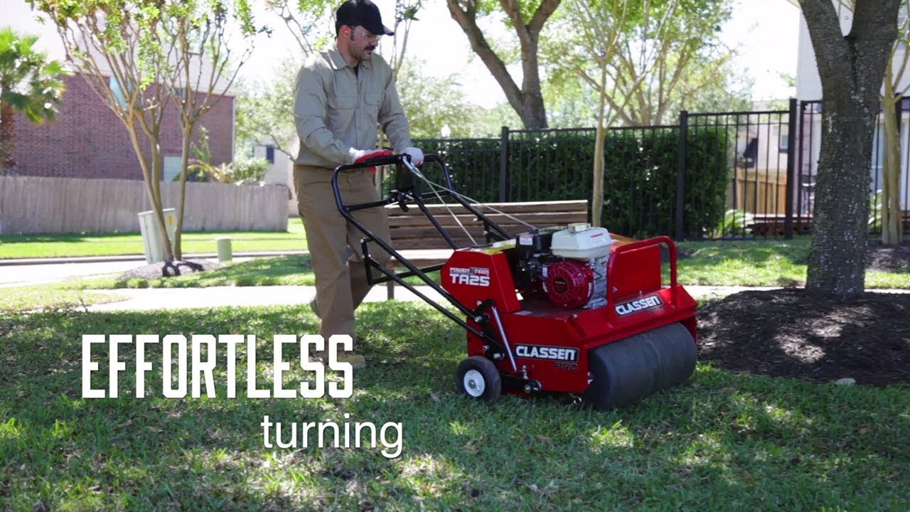Classen® PowerSteer™ Aerator Steers and Turns Easily