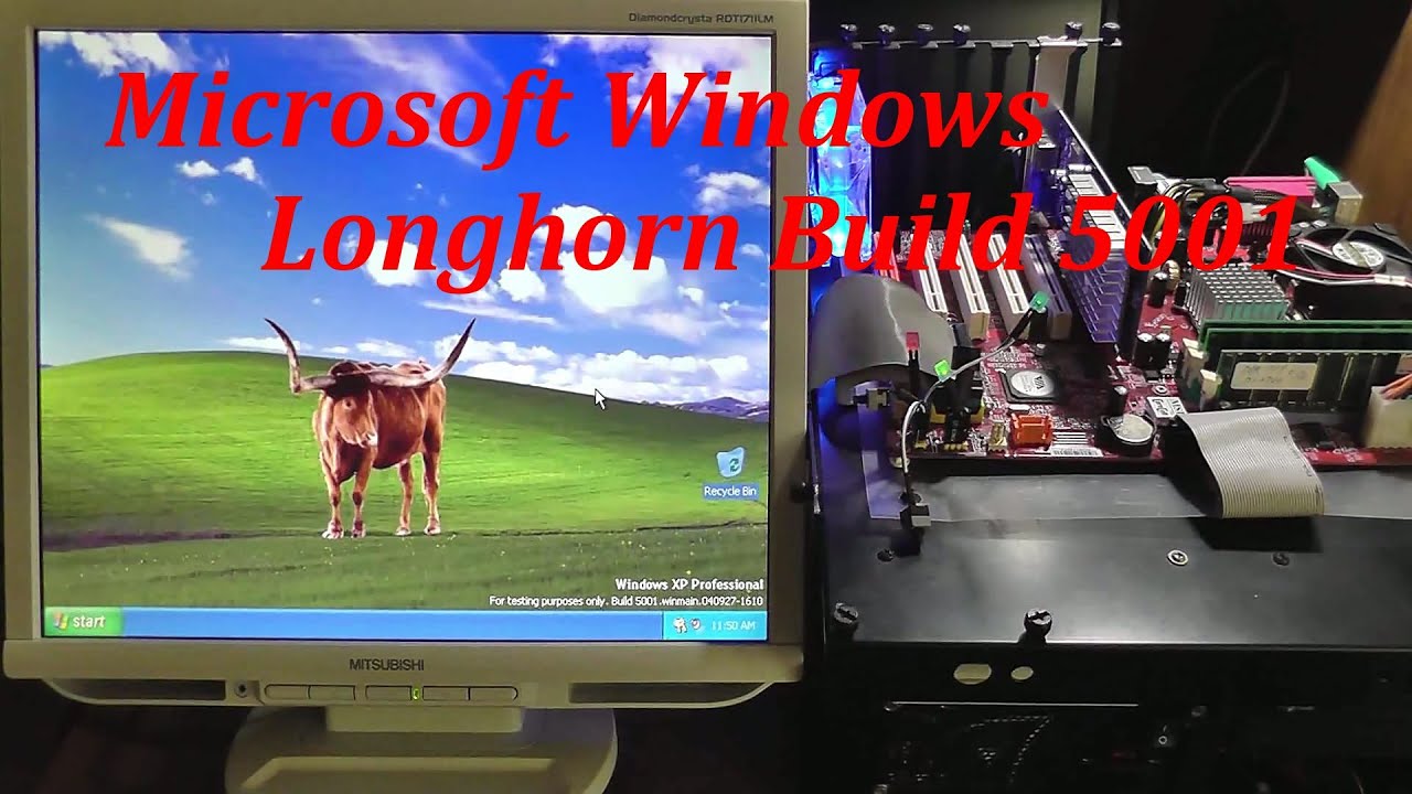 Windows Longhorn Build 5001 [Windows XP Professional 6.0, Build 5001]