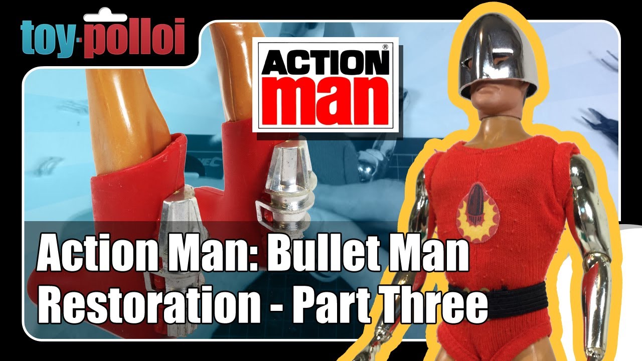 Реставрация винтажной фигурки Человека-пули Action Man — часть 3 — Toy Polloi