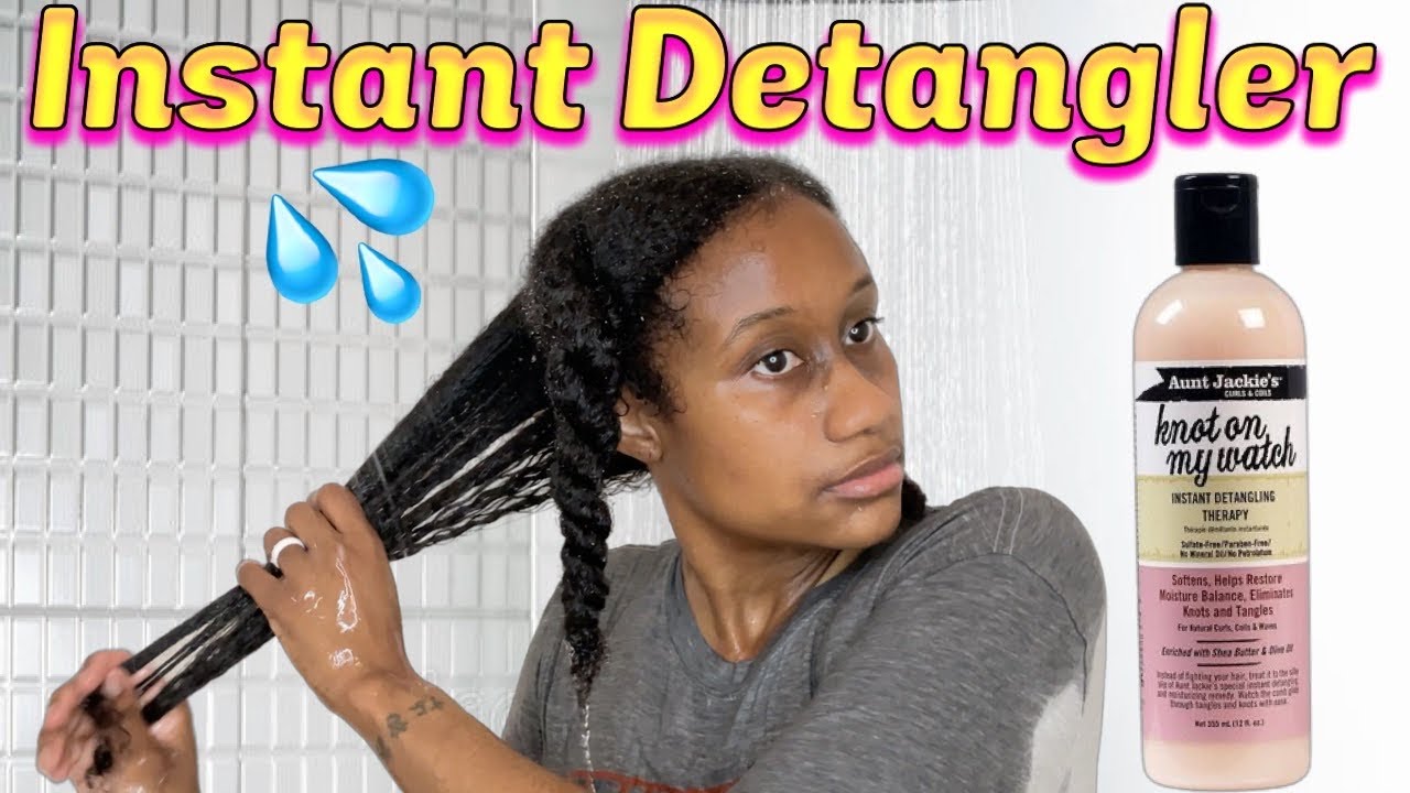Natural Hair: Aunt Jackie's Knot On My Watch Instant Detangling Therapy Review| Must Have Product?