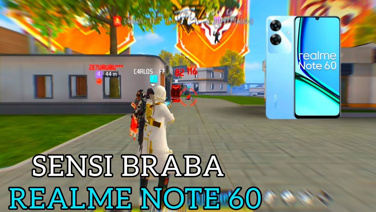 SAIU MELHOR SENSIBILIDADE REALME NOTE 60 NOVA ATUALIZA&Ccedil;&Atilde;O FREE FIRE 2026