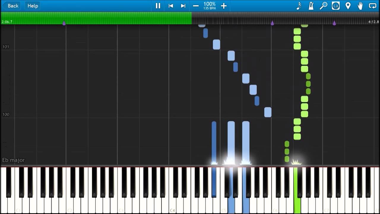 Magica Sonata for Piano - Sayaka 2nd Movement (with sheet music)