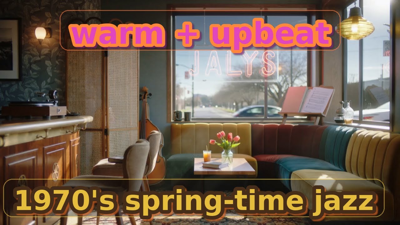 🌷🎷 1970’s Spring-Time Jazz ☀️ Groovy Daytime Soul Jazz • Vintage Café Lounge Vibes (No Vocals)