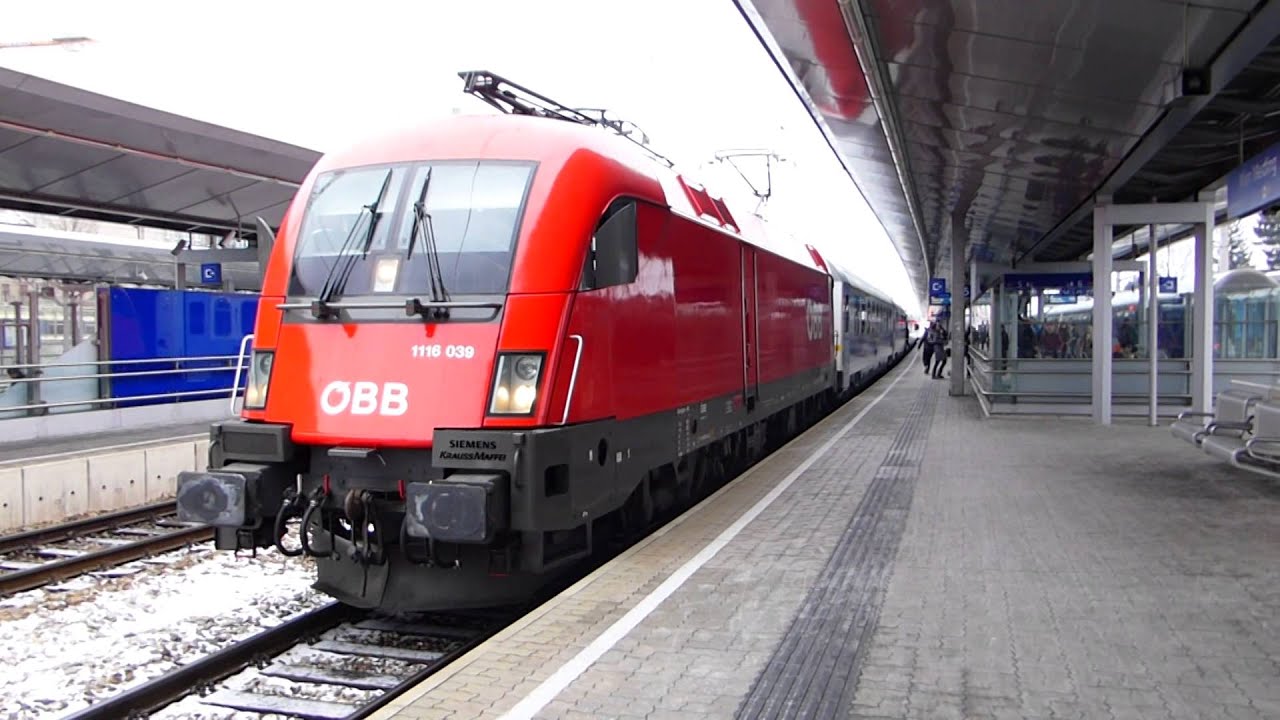 ÖBB - Zugverkehr im Bahnhof Wien-Meidling [1080p-HD]