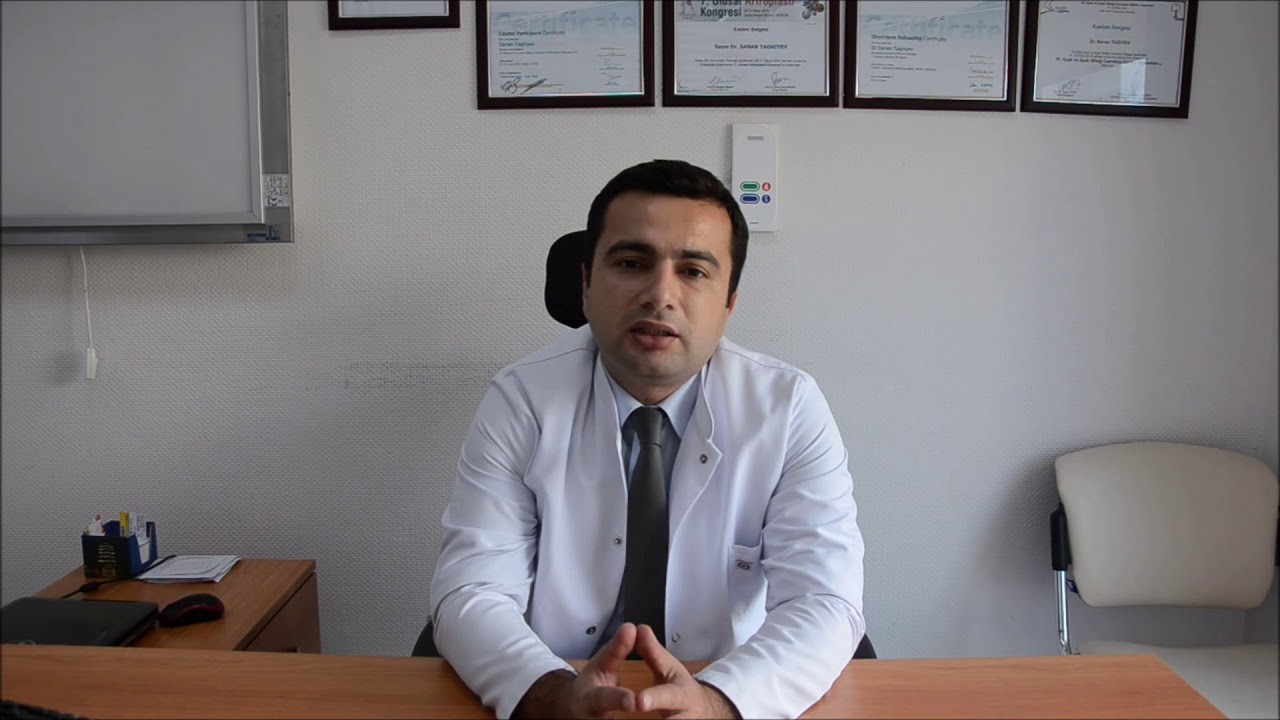 Uzman.Dr.Sənan Tağıyev Artroz ve endoprotezleşdirme haqqında (25.10.2017)