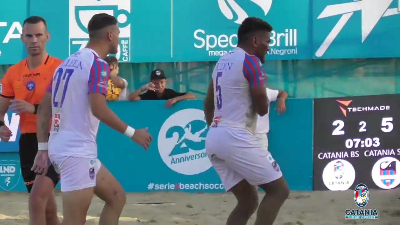 Serie AON 2023, Highlights Catania Beach Soccer - Catania SSD 3-9