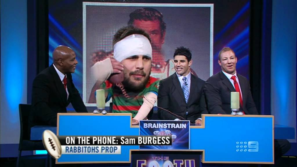 Beau Ryan as Sam Burgess on The Footy Show Australia 14.06.12