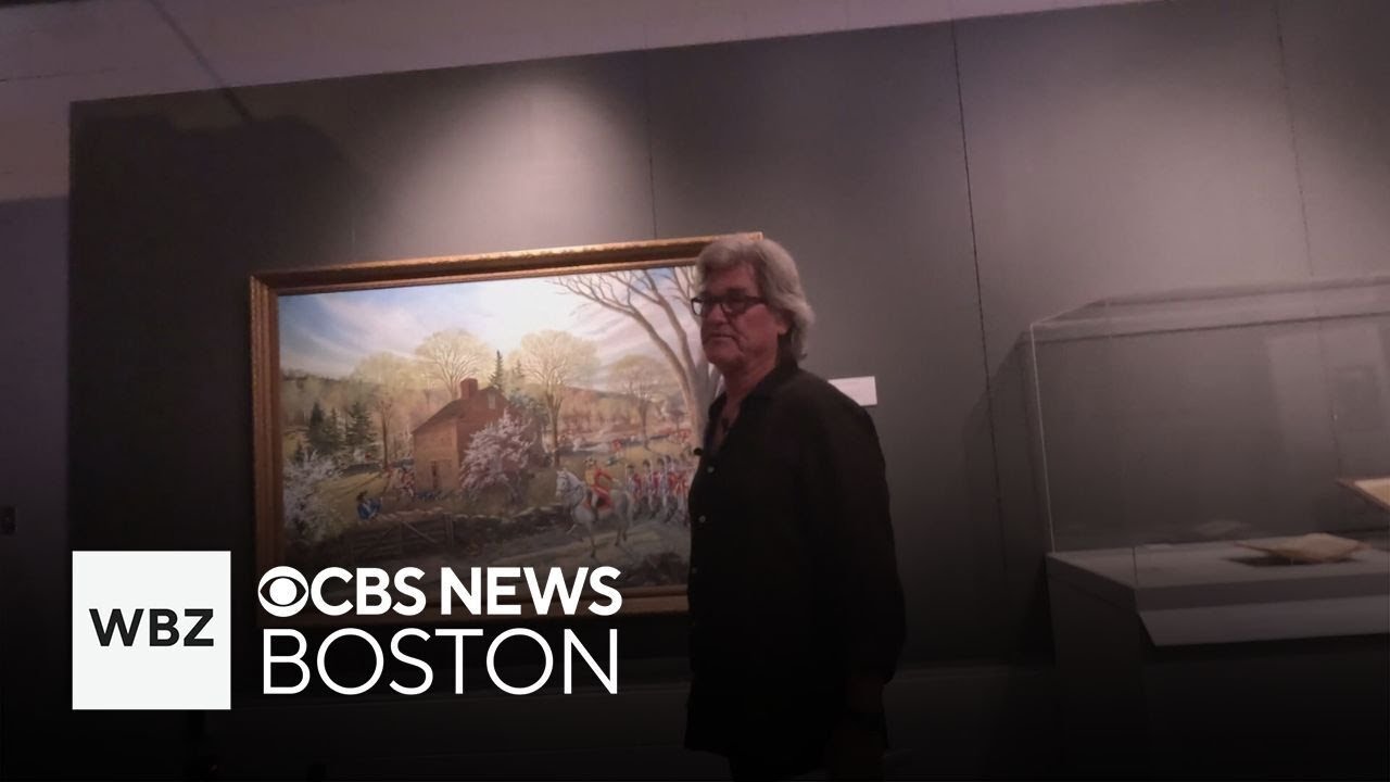 Actor Kurt Russell visits home of his ancestor in Arlington