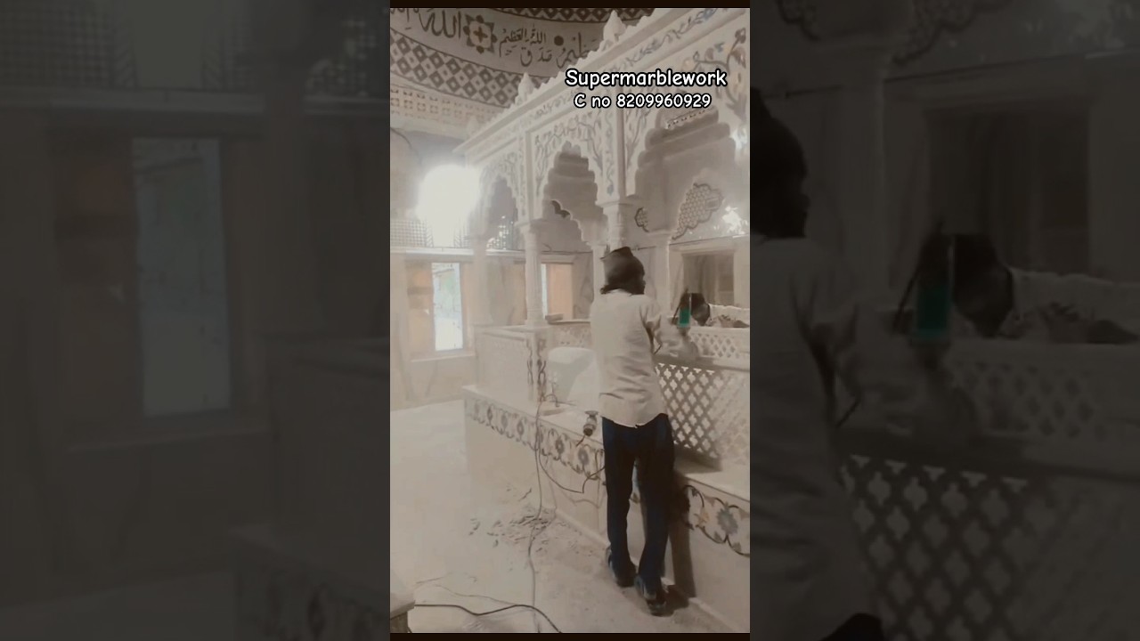 Makrana white marble dargah work marble jali marble Meraaf  marble Tamli inlay work