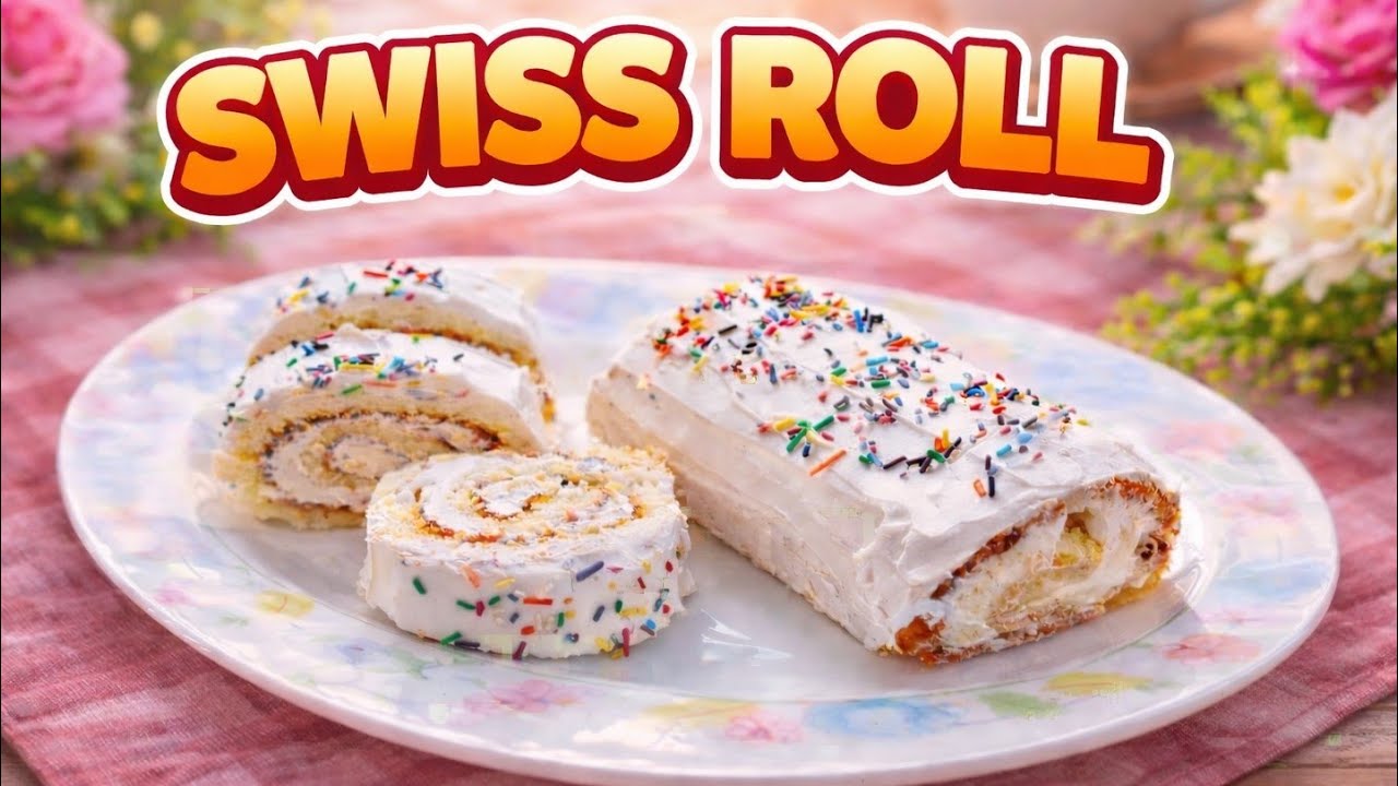 Swiss Roll Cake Recipe 😍 By Cook With Mishi ( Ramadan Special )