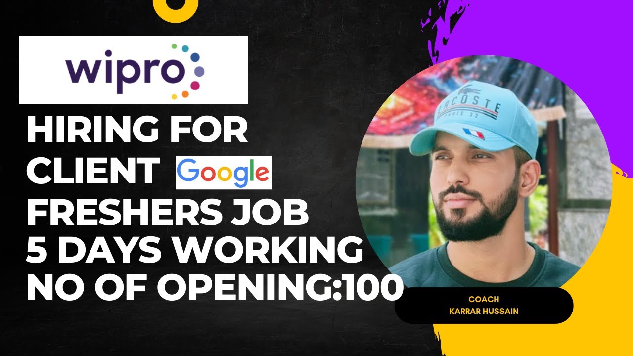 🚨 Wipro Hiring Interns 🔥 | Free Training + Fixed Salary 💰 | Client: Google 🌐 | Trust Me, Don’t Miss!