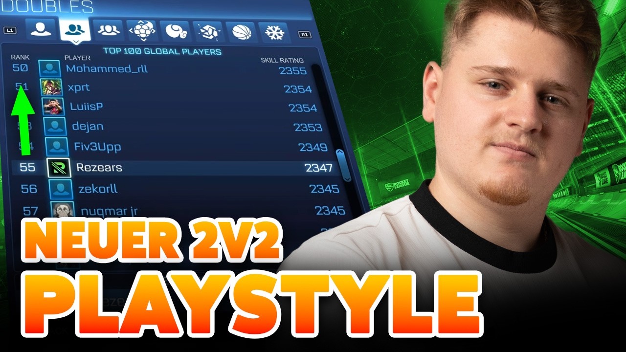 😍🔥Tough start but happy ending in 2v2 | Rezears | Rocket League | German