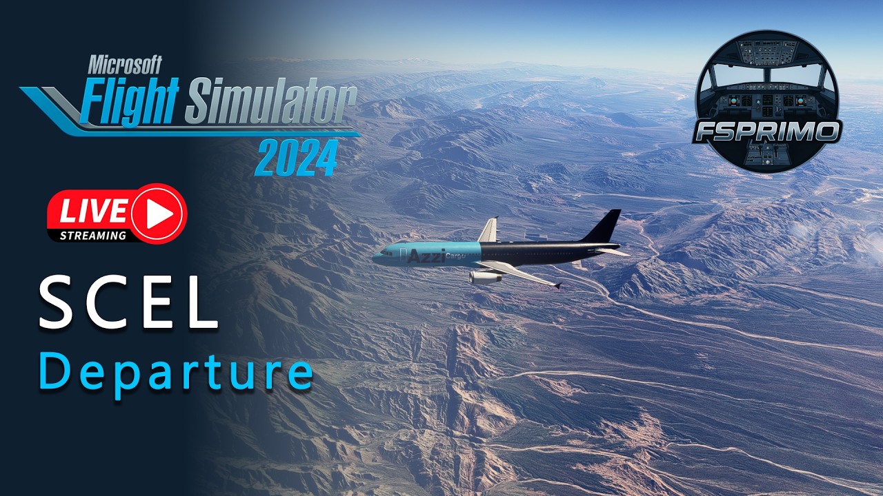 Santiago Departure - #msfs2024 #quest3 #virtualreality #vr