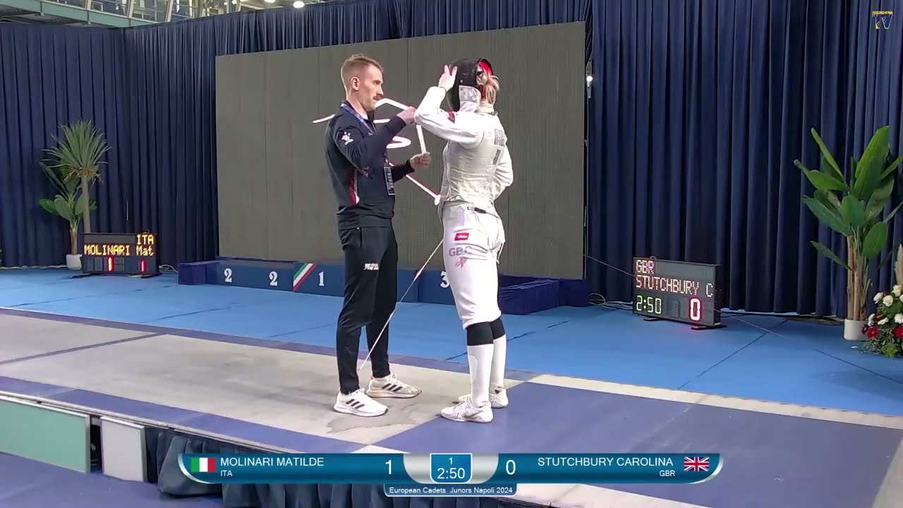European Championships 2024 JWF - L4 - Matilde Molinari ITA v Carolina Stutchbury GBR