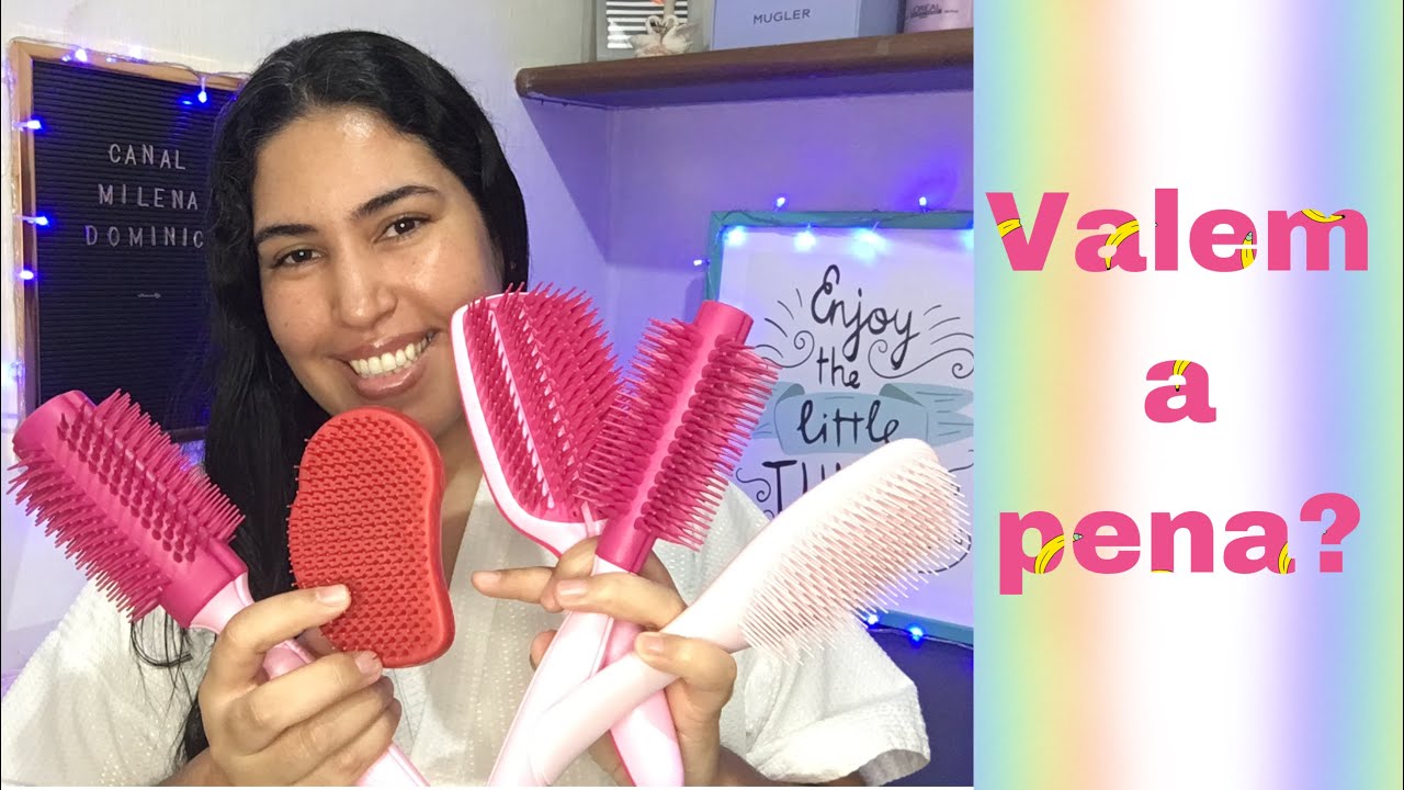 Minhas escovas Tangle Teezer | Wet Detangler, Blow Styling Small e Large, Smoothing Tool