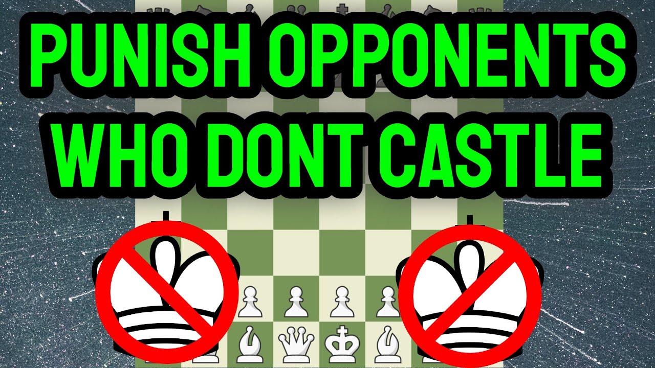Punish Your Opponent for not Castling!|Chess Basics