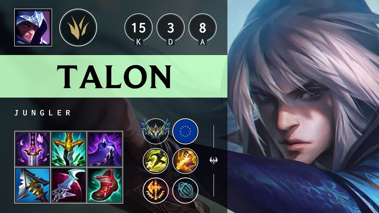 Talon Jungle vs Vi - EUW Challenger Patch 25.S1.2