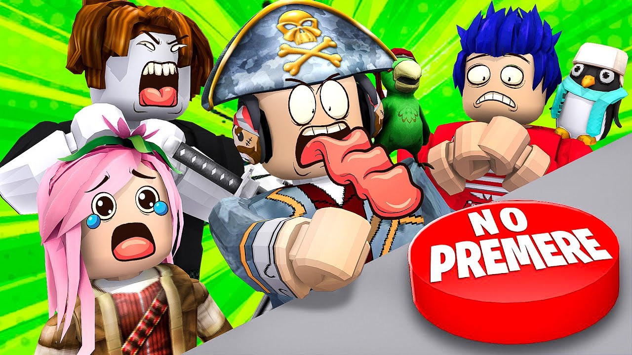 SFIDO I MIEI AMICI A NON PREMERE QUESTO BOTTONE! - ROBLOX