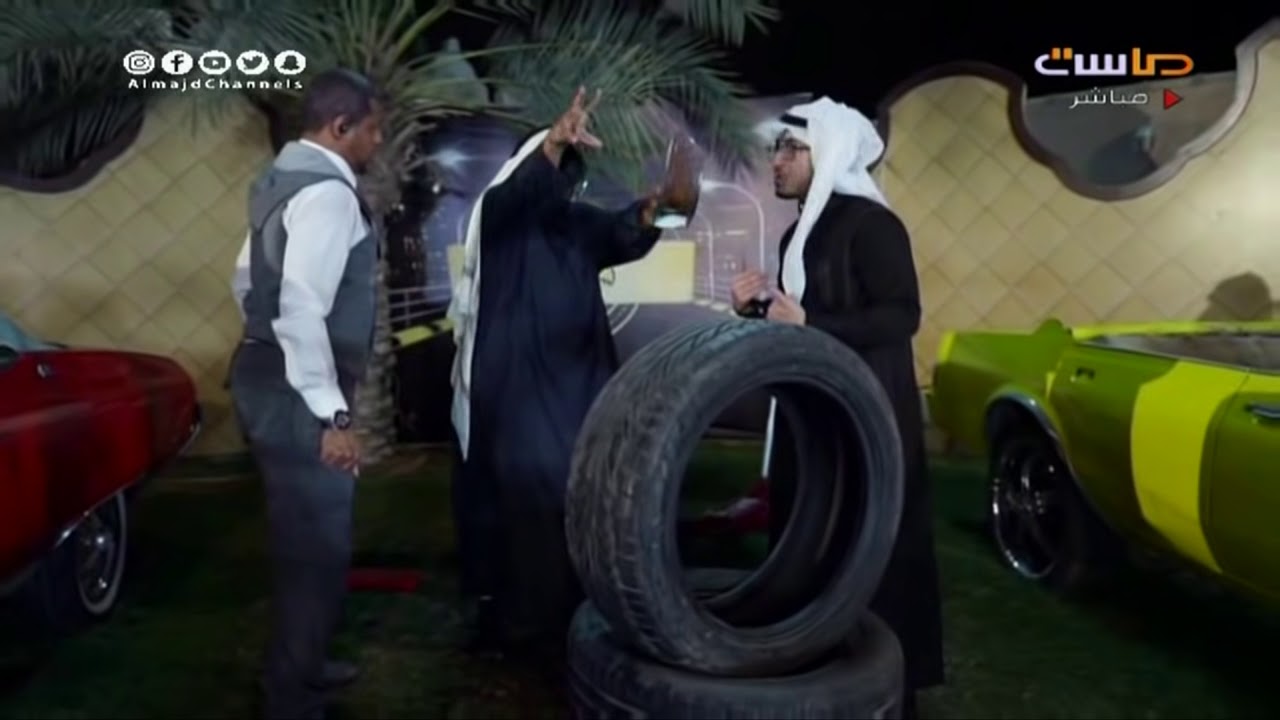 هوشة زبون مع راعي تاكسي 😳
