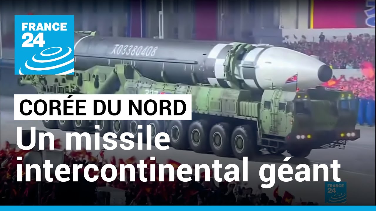 La Corée du Nord présente son missile intercontinental géant • FRANCE 24