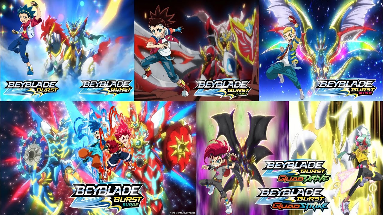 Beyblade Burst All Theme Songs | Beyblade Burst Season 1-7