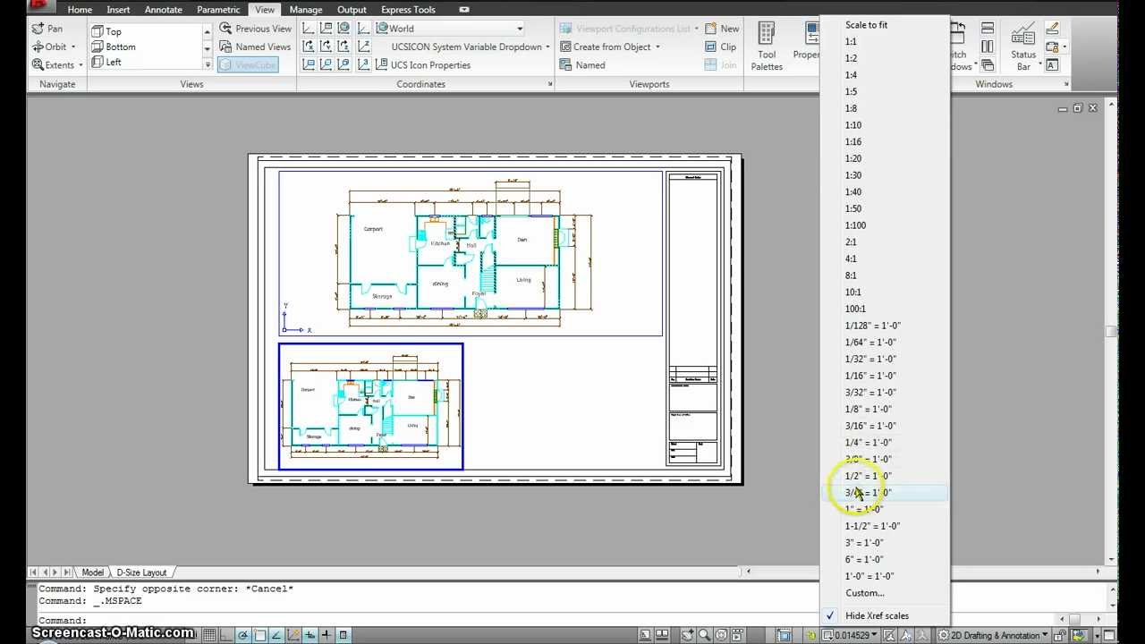 Autocad Managing Paper and model space- Part 2.mp4
