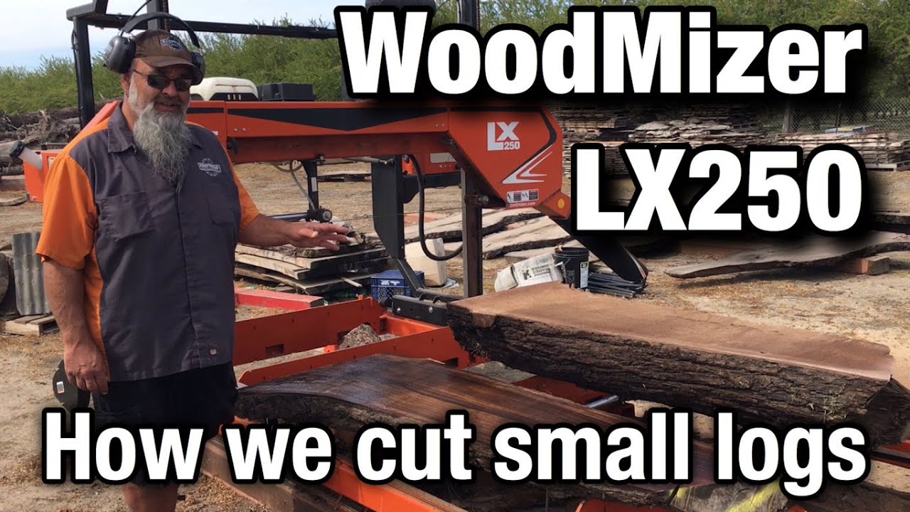 WoodMizer LX250 Sawmill How To Cut Small Logs