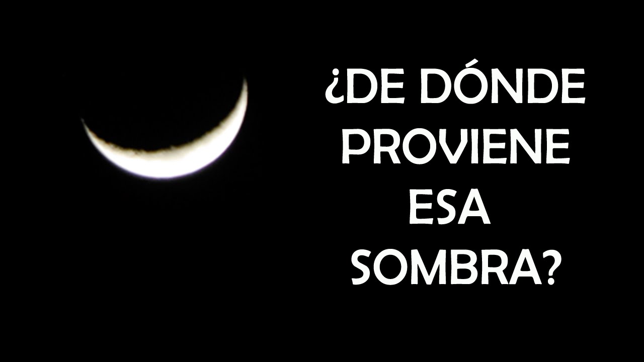 ¿De dónde proviene la sombra de las fases de la Luna?