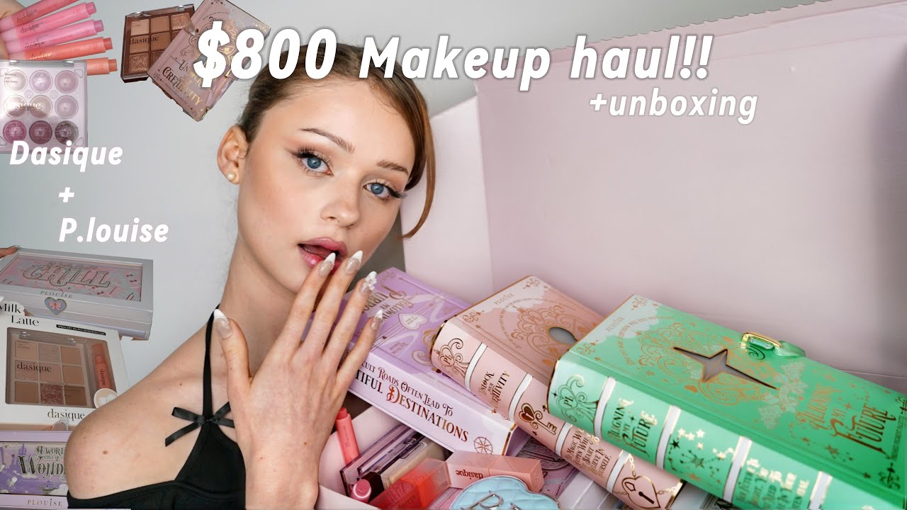 HUGE $800 Makeup Haul!! (Plouise + Dasique unboxing) ° ⊹ ♡