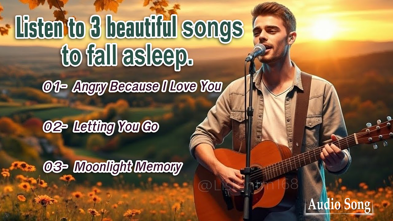 Listen to 3 beautiful songs to fall asleep.