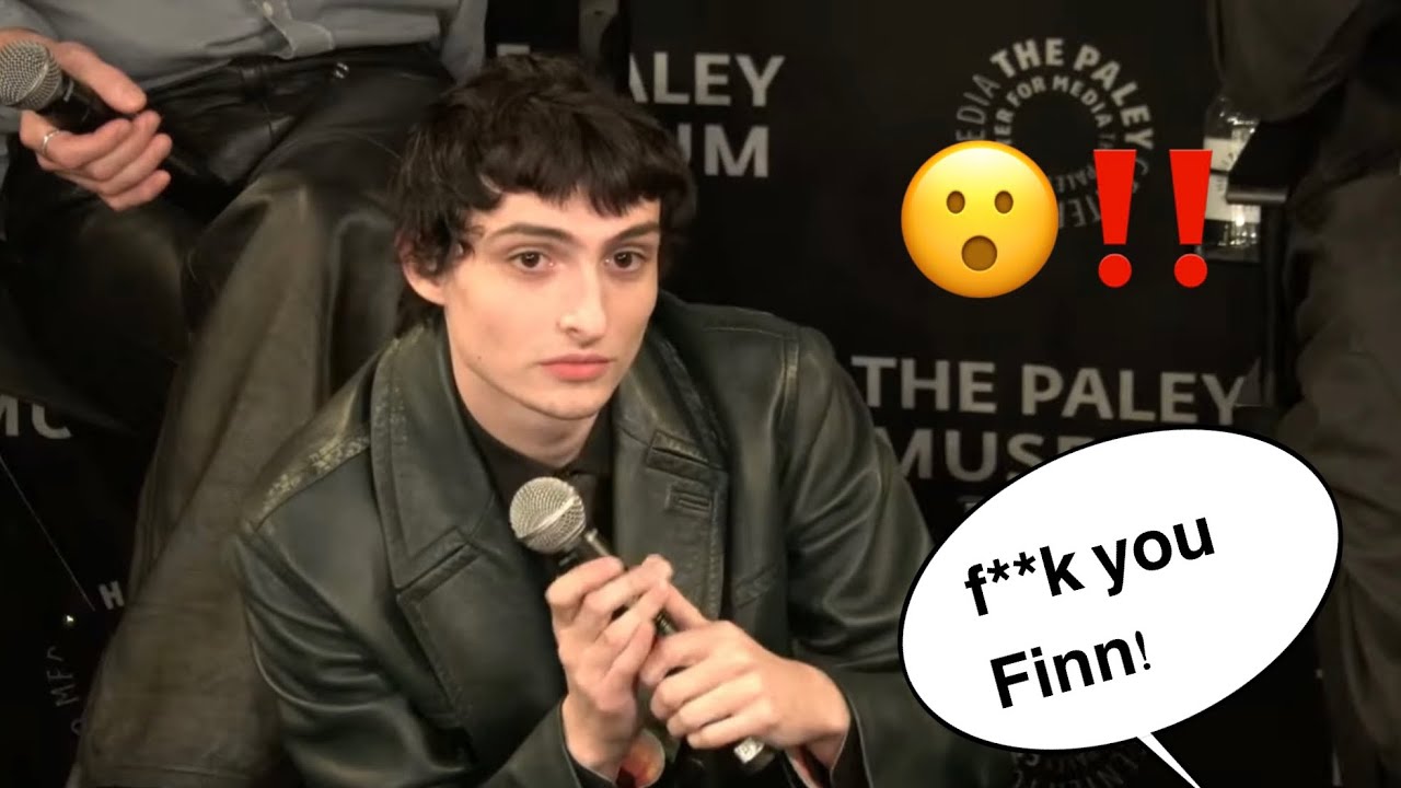 Finn Wolfhard being HARASSED for 2 minutes