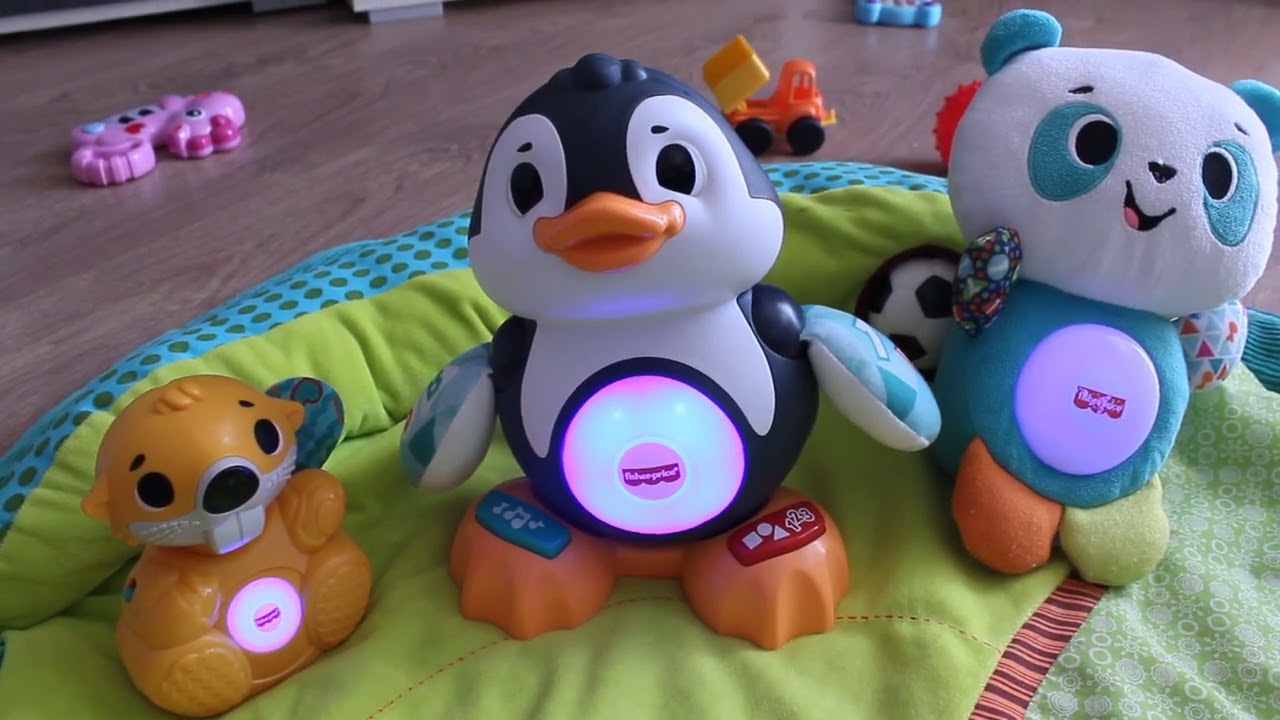 Игрушка Весёлый Пингвин Линкималс Фишер Прайс Fisher Price Linkimals