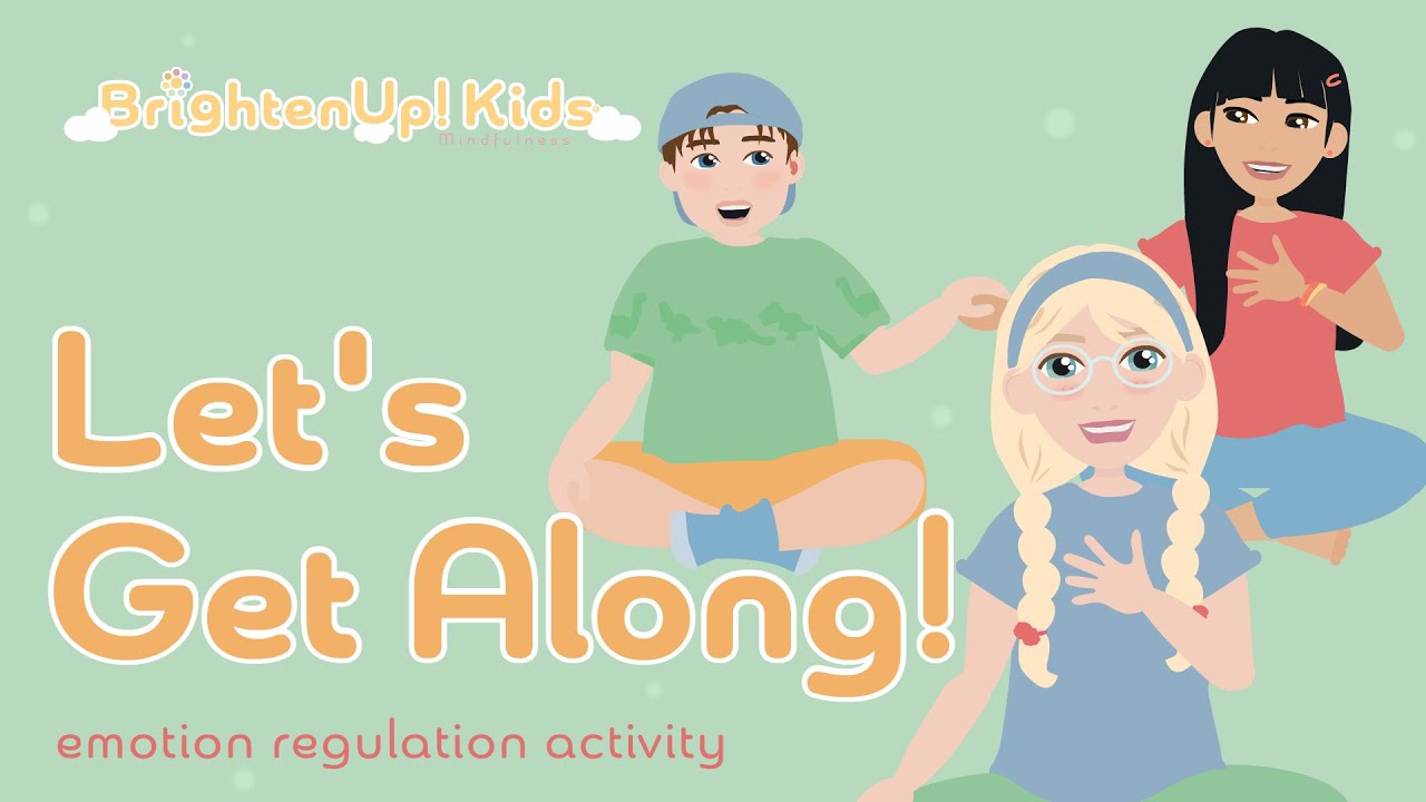 Let's Get Along! Mindful Meditation Activity Focusing On Getting Along With Others - For Kids!