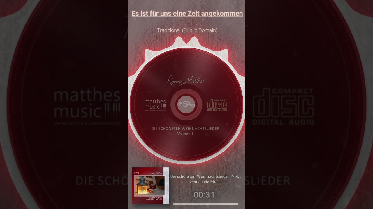 Es ist f&uuml;r uns eine Zeit angekommen | CD: Die sch&ouml;nsten Weihnachtslieder, Vol. 1 [60s Trailer]