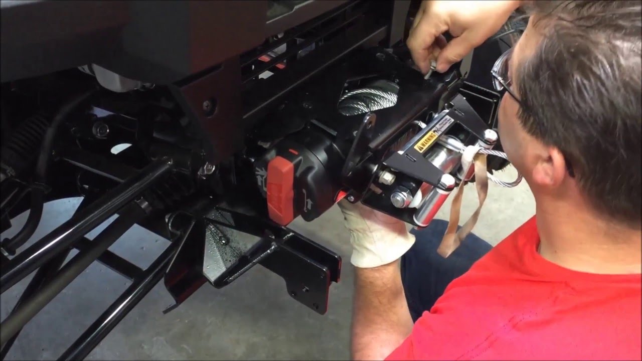 Installing a WARN Plow Mount to a Kawasaki Pro FXT