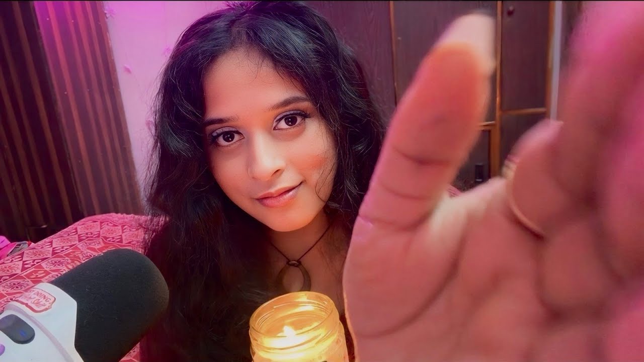Hindi ASMR| Negative energy plucking 🕯️🌕 let me cleanse you  