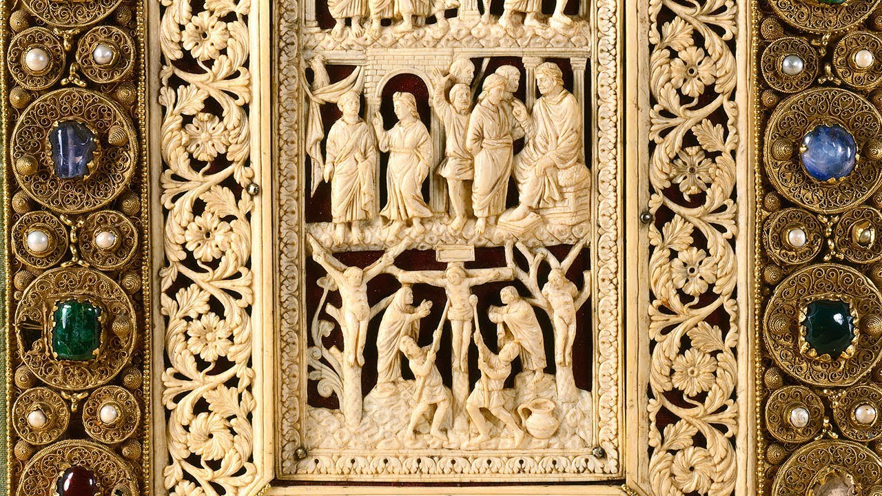 L'Œuvre en scène : L’héritage de Charlemagne. Les Évangiles de Drogon de la BnF