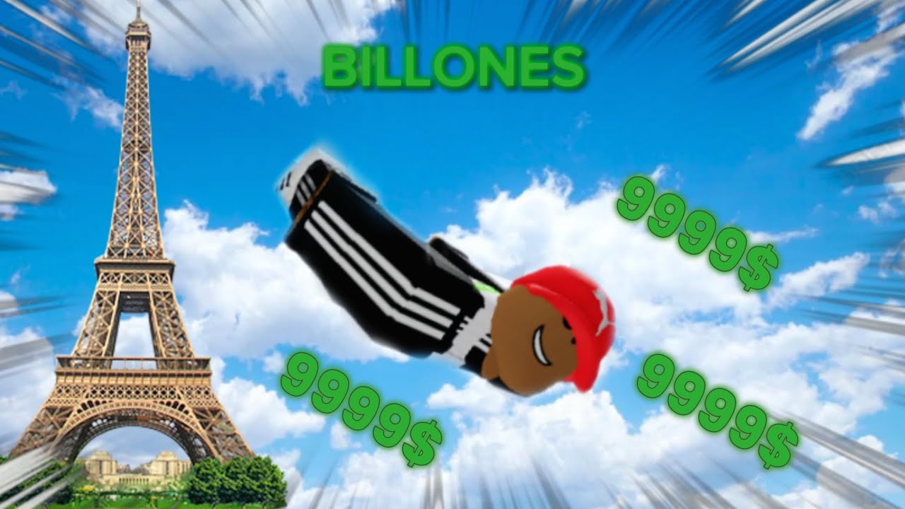En este juego de Roblox me pagan billones por saltar😱