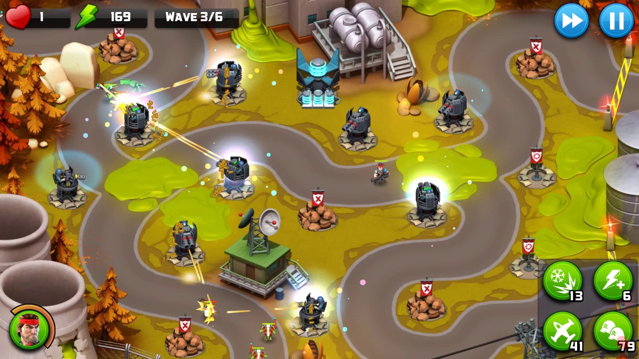 Alien Creeps TD - Level 43 Choke Hazard - Veteran
