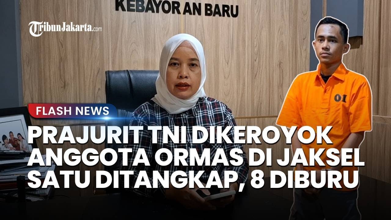 Gerombolan Anggota Ormas Keroyok Prajurit TNI di Kebayoran Baru, Satu Pelaku Ditangkap