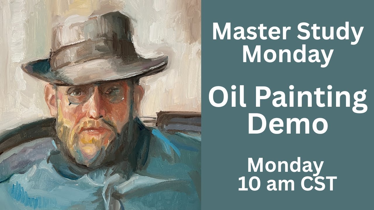 Master Study Monday Edvard Munch Oil Painting Paint Palette Realistic