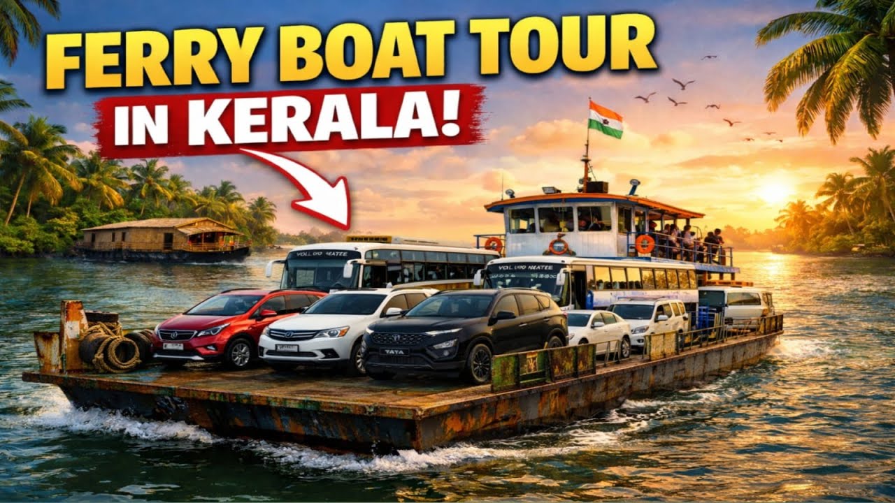 🚢 Ferry Boat Travel in Cochin Kerala | Backwater Ferry Ride & Island Experience