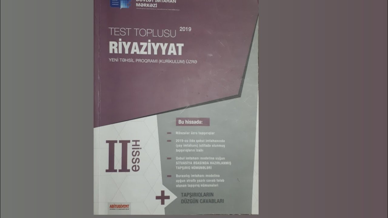 Test toplu.Duz xett ve mustevinin qarsiliqli veziyyeti.carpaz duz xetler