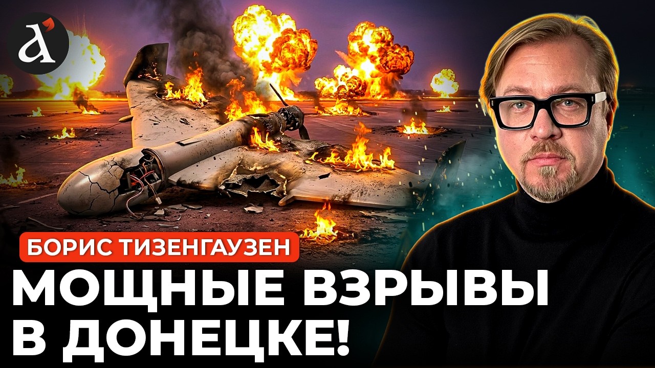 🔥ЖИРНАЯ ЦЕЛЬ! Вот как ВСУ сожгли склад шахедов в оккупированном Донецке | Борис Тизенгаузен
