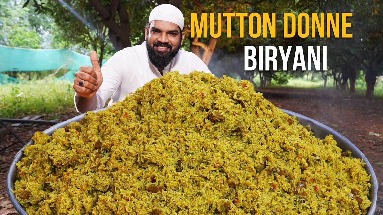 Mutton Donne Biryani | Mutton Biryani Recipe | Donne Biryani Recipe | Nawab's Kitchen Official #146