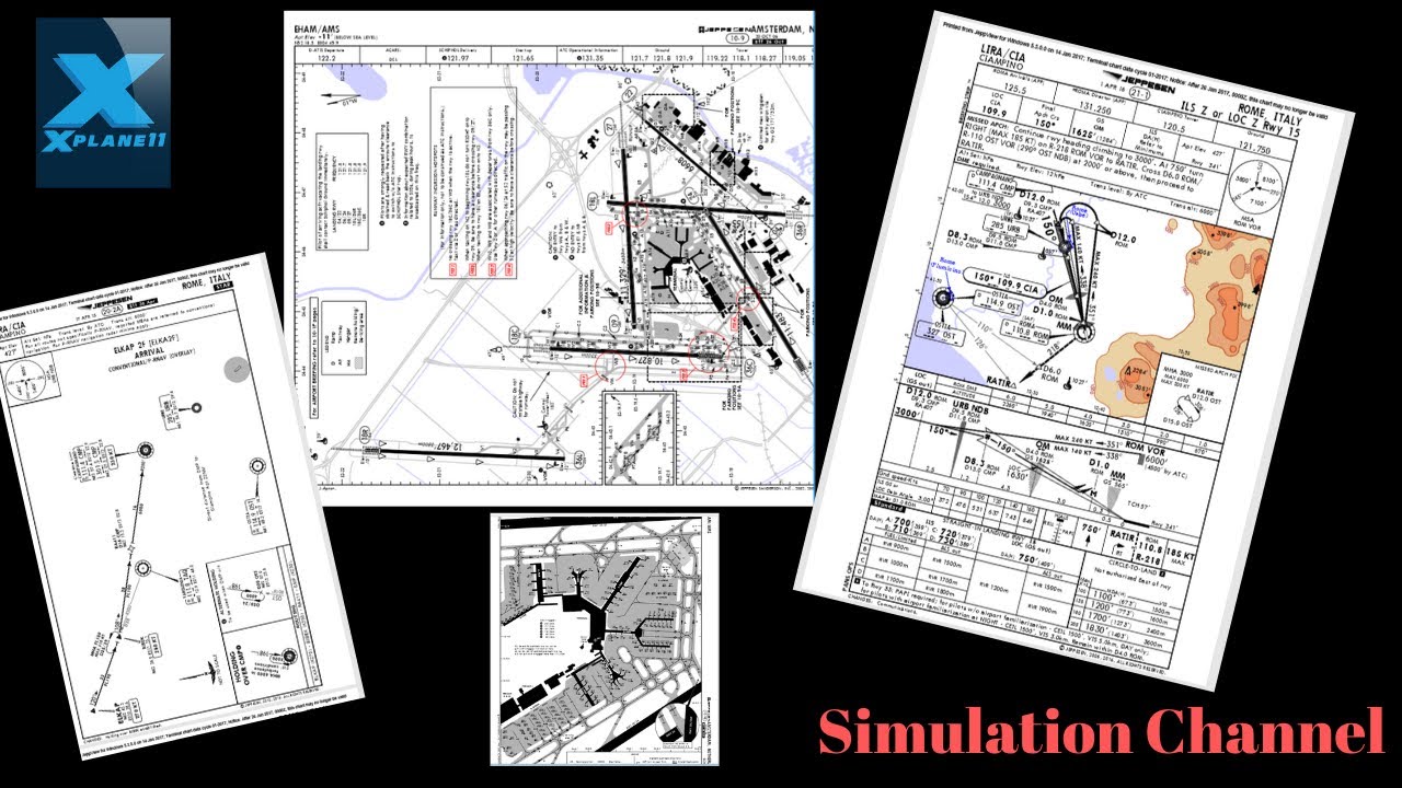 XPLANE 11 TUTORIAL #2 RICERCA E LETTURE CARTE AERONAUTICHE