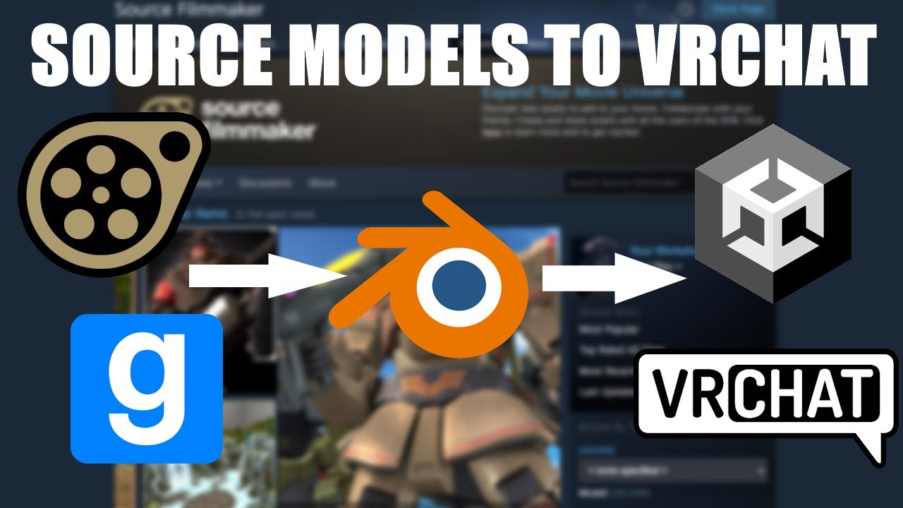 Tutorial | GMOD / SFM Models into VRChat Avatars