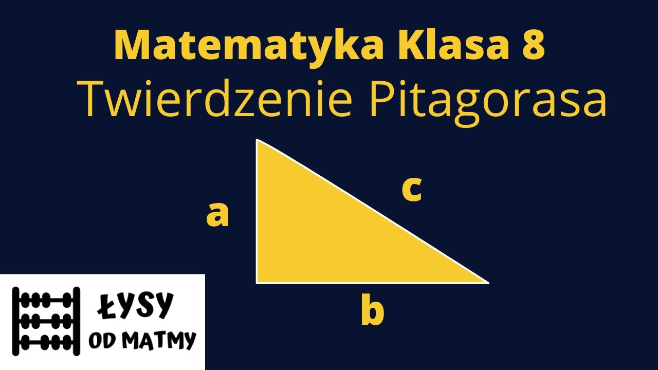 8 klasa - Twierdzenie Pitagorasa - zadania z pierwiastkami